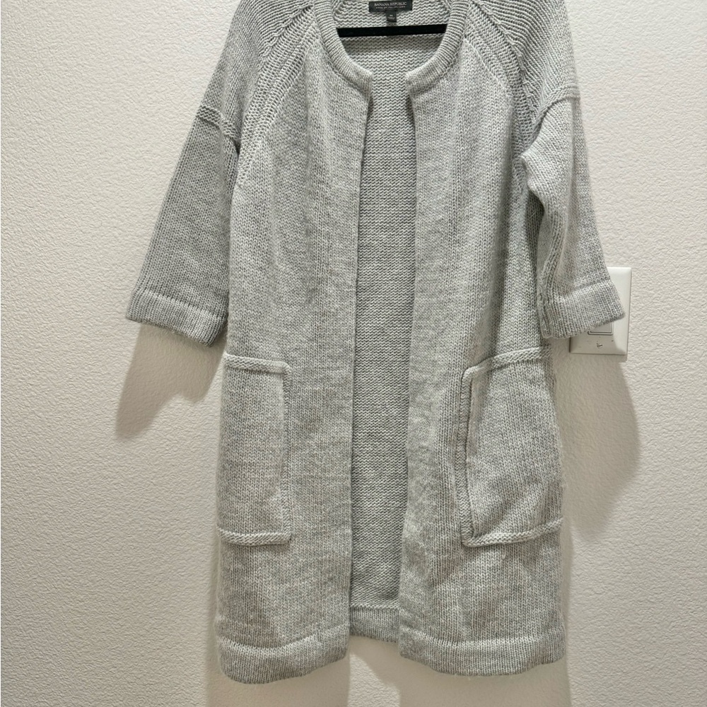 Banana Republic Gray Women's Sweater Cardigan